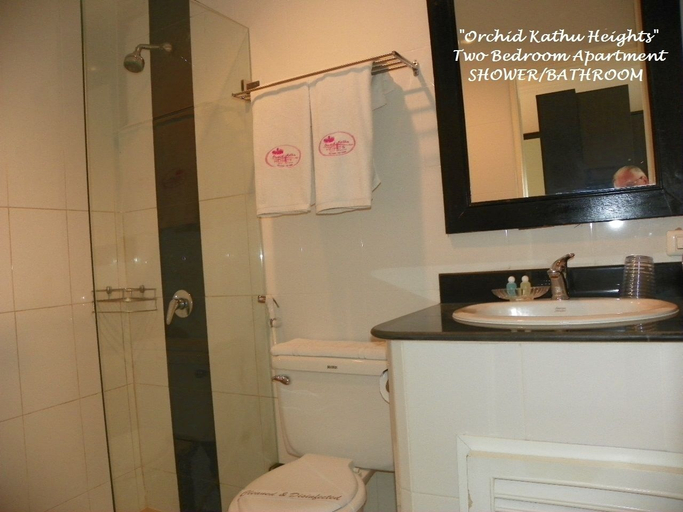Bathroom, The Orchid Kathu Height Serviced Apartment, Pulau Phuket