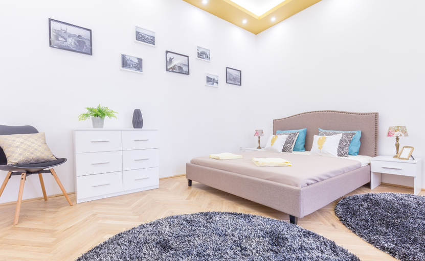Bedroom 3, Real Apartments Zoltan, Budapesti