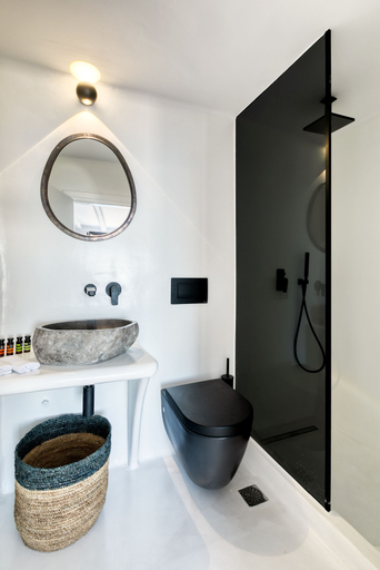 Bathroom 4, Psarou Black Villa I, South Aegean