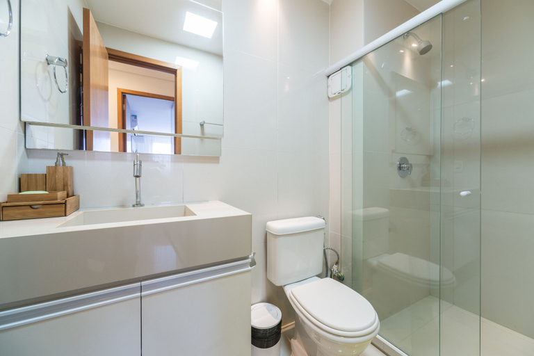 Bathroom 4, MLW203 Flat at beach Muro Alto 6 people, Ipojuca