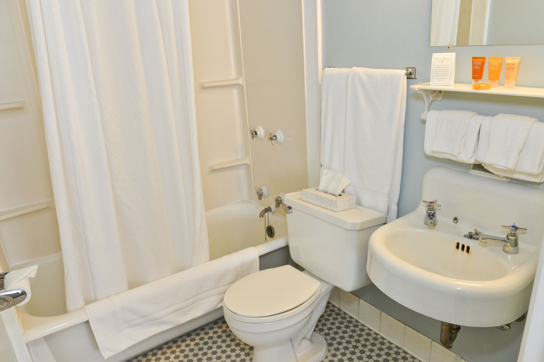 Bathroom 4, Penn Wells Historic Hotel, Tioga