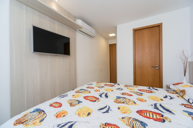 Bedroom 3, MLW203 Flat at beach Muro Alto 6 people, Ipojuca