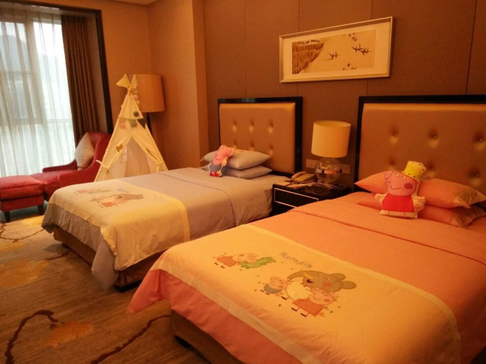Bedroom 2, Tianyue Minshan Hotel, Bazhong