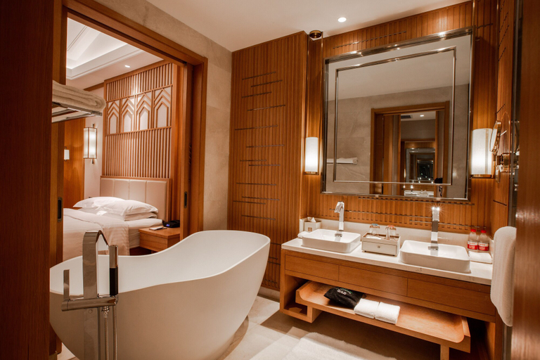 Bathroom 5, The View Hotel Changbai Mountain - MGallery Collection, Baishan