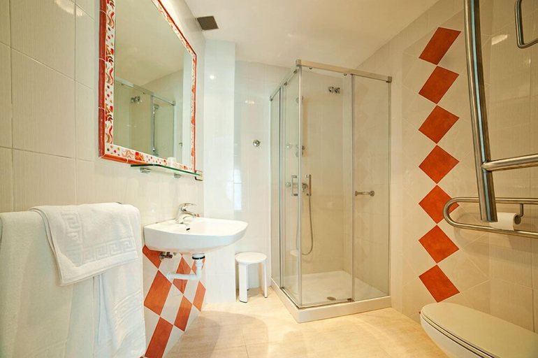 Bathroom, Hotel Ria Mar 3*** Superior, Pontevedra