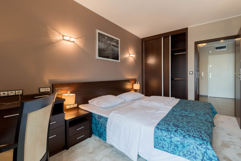 Bedroom, Apartamenty Aquarius z Aquacenter, Kołobrzeg