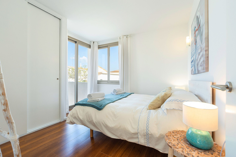 Bedroom 2, Modern Panoramic Sea View House Mallorca, Baleares