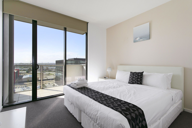 Bedroom 2, Docklands Private Collection of Apartments - NewQuay, Melbourne