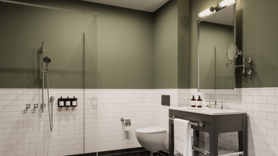 Bathroom 3, Hotel Victoria, Stavanger