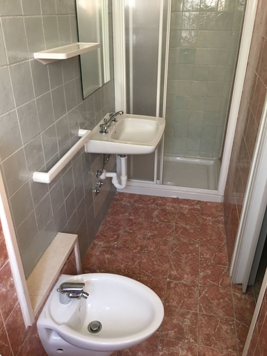 Bathroom, Hotel Rebola, Rimini