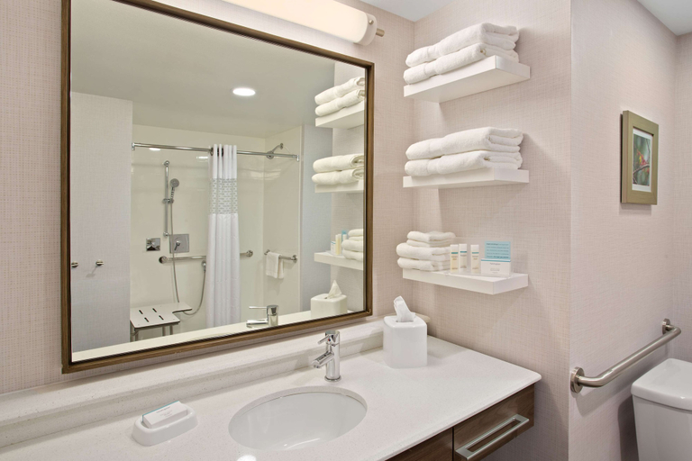 Bathroom 4, Hampton Inn & Suites-Seattle Woodinville WA, King