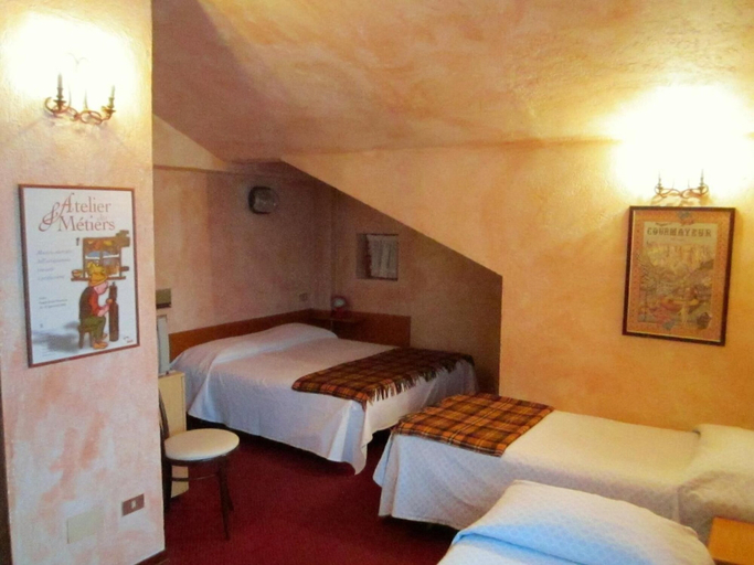 Bedroom 3, Hotel del Viale, Aosta