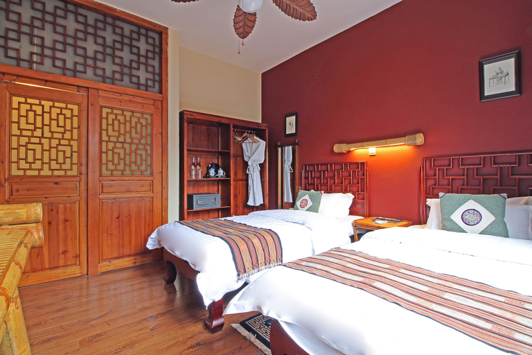Bedroom 4, Yangshuo Village Inn, Guilin
