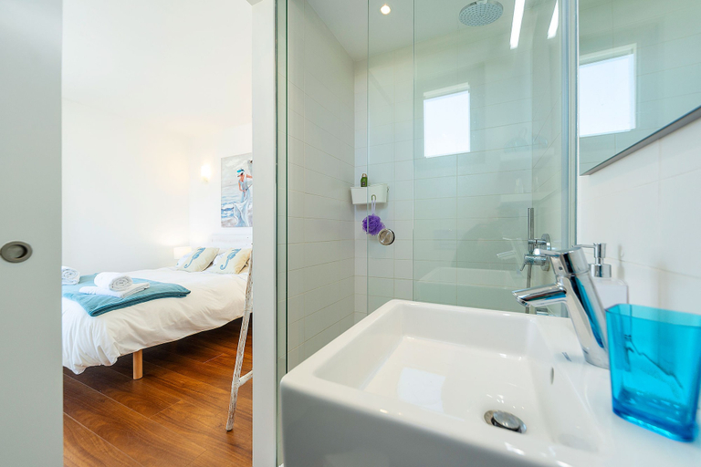Bathroom 3, Modern Panoramic Sea View House Mallorca, Baleares