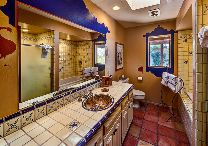 Bathroom 5, Hacienda Del Sol Guest Ranch Resort, Pima