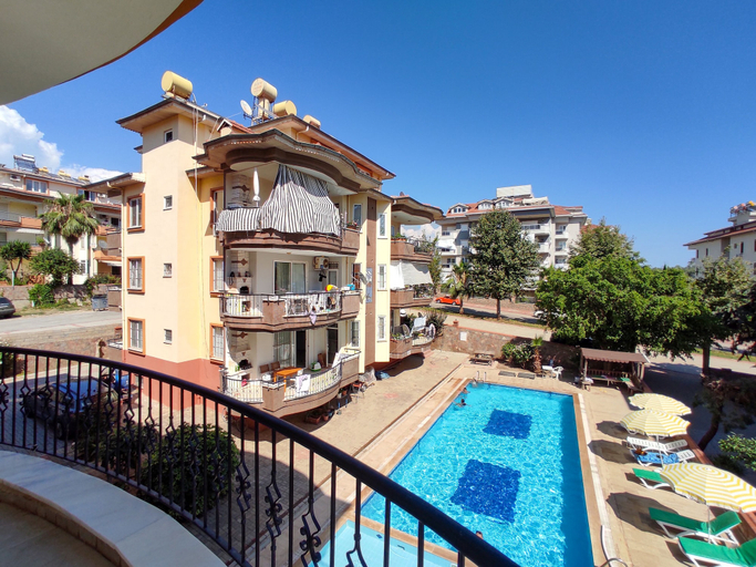 View from room 5, 07 Kestel Apartments, Alanya