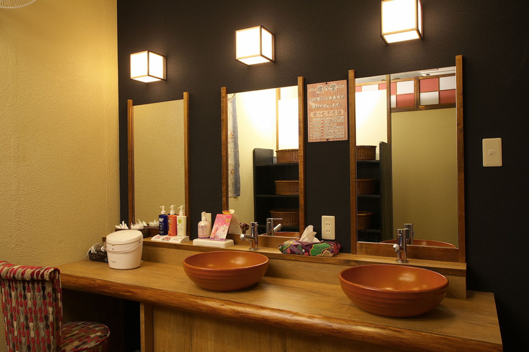 Bathroom, Tabino Yado Marukyo, Nikkō