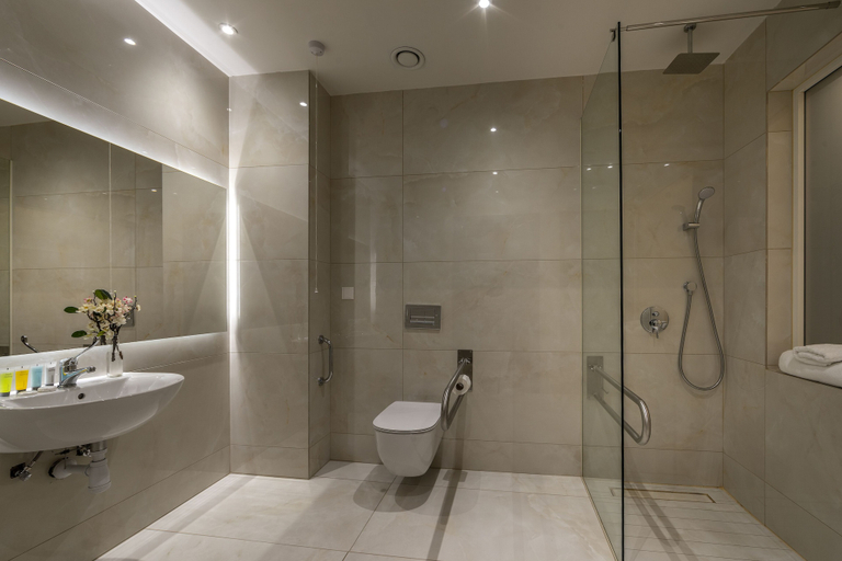 Bathroom 5, Chrysomare Beach Hotel and Resort