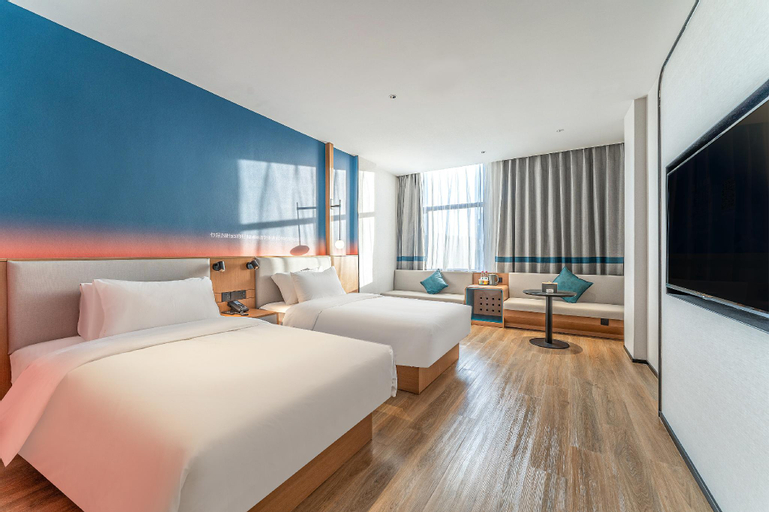Bedroom 4, NIHAO Hotel Jining Jianshe Road Wanda, Jining