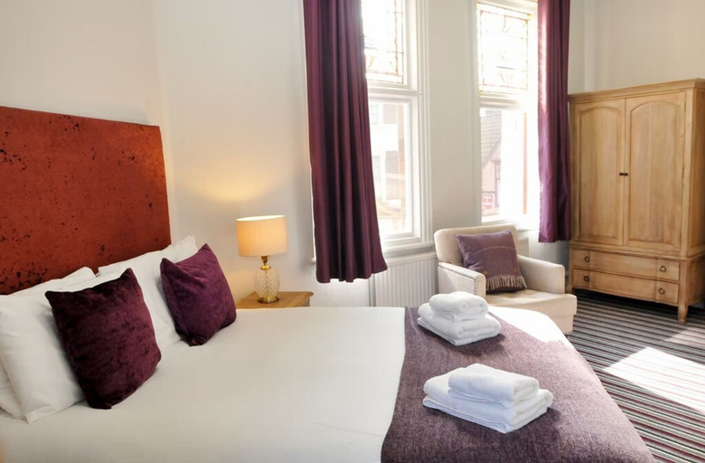 Bedroom 2, The Royal Hotel Crewe, A BRILLIANT Collection, Cheshire East