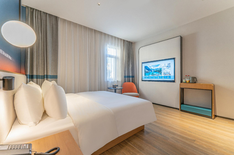 Bedroom 2, NIHAO Hotel Jining Jianshe Road Wanda, Jining
