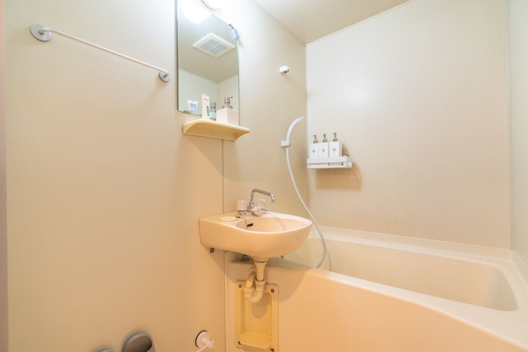 Bathroom 4, ZAITO Tokyo Kinshicho Economy Inn, Sumida