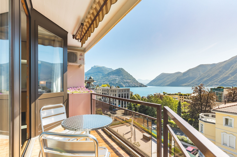 Exterior & Views 1, Hotel Delfino, Lugano