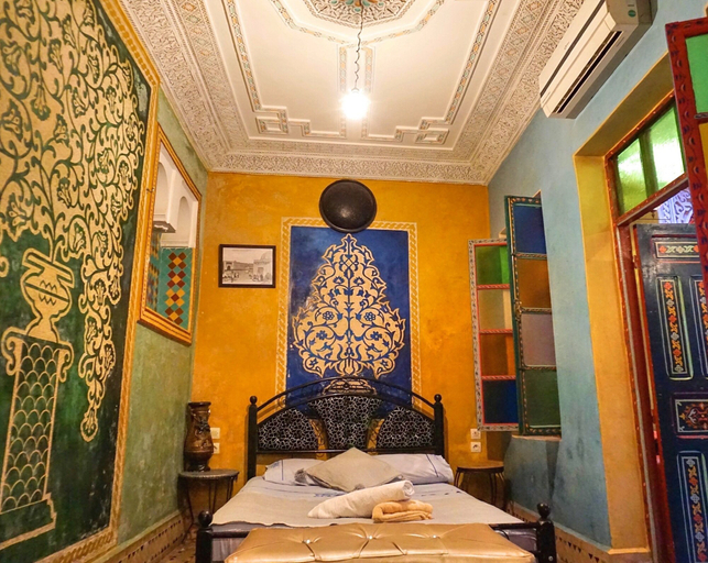 Bedroom 4, Riad Jennah Rouge - Hostel, Marrakech