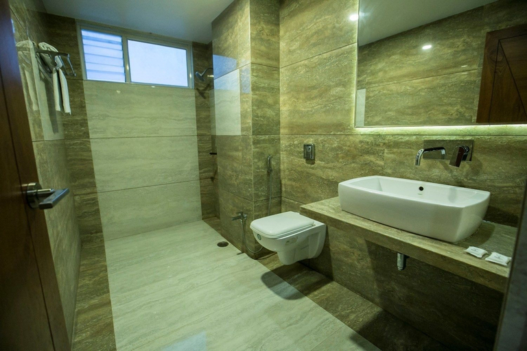 Bathroom 3, Hotel Surya, Bhopal