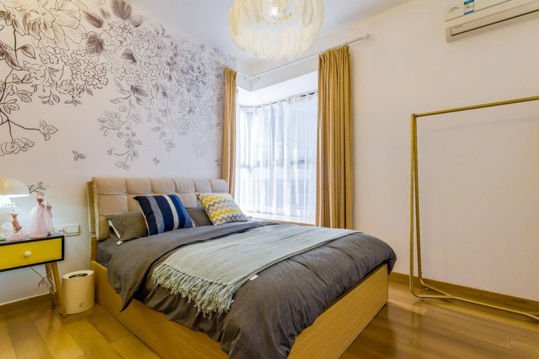 Bedroom 3, Locals Boutique Apartment Jiuzhou Port.6, Zhuhai