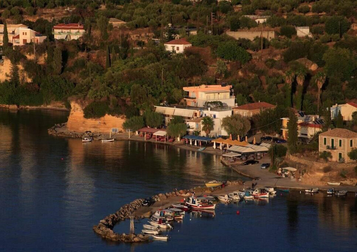 Exterior & Views 2, Stone Residence With Sea Views Near the Beach, Peloponnese