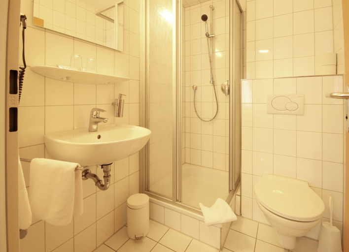 Bathroom, Hotel Restaurant Geschermann, Warendorf