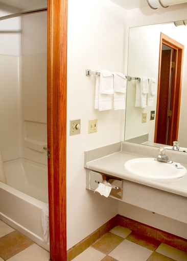 Bathroom 4, Budget Inn and Suites, Texas