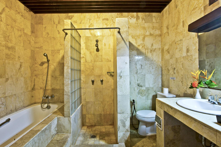 Bathroom, Palm Garden Hotel, Denpasar