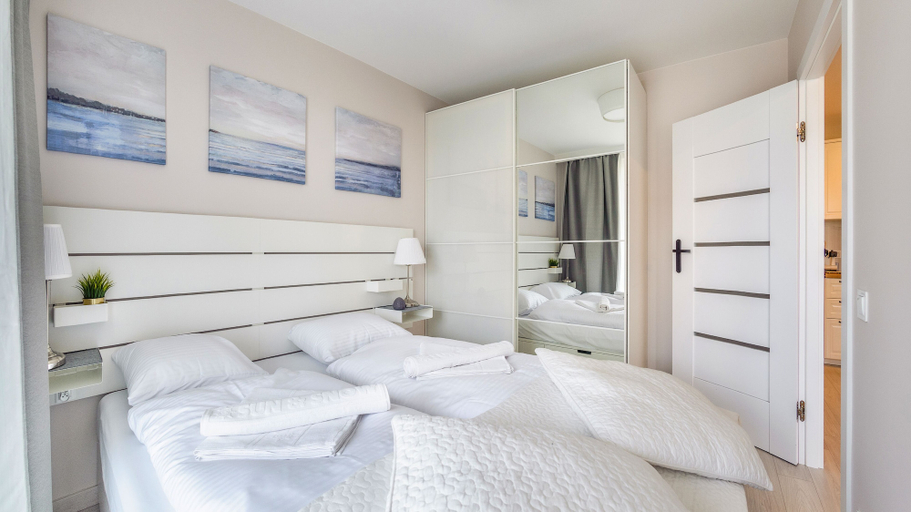 Bedroom 2, Apartamenty Sun & Snow Bursztynowa, Nowy Dwór Gdański