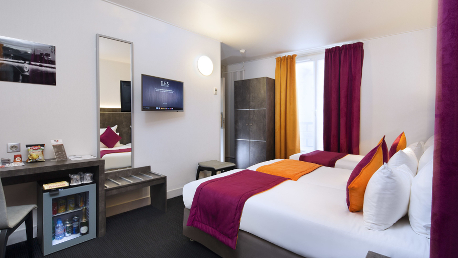 Bedroom 3, Hôtel du Plat d'Etain, Paris