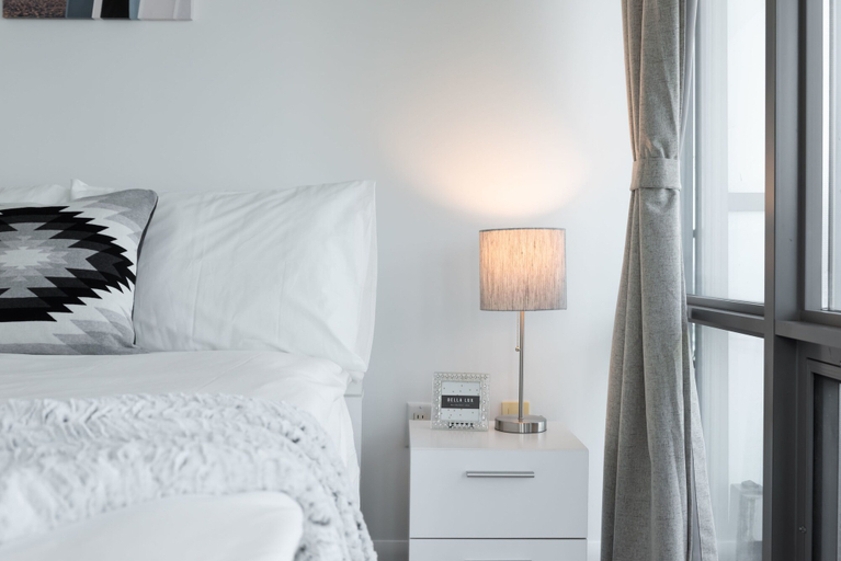 Bedroom 4, elegant condo with panoramic views, Toronto