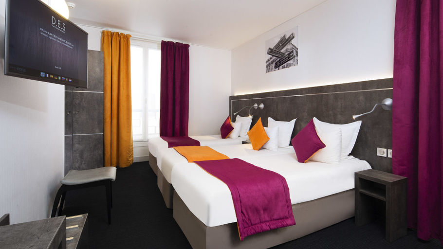 Bedroom 3, Hôtel du Plat d'Etain, Paris
