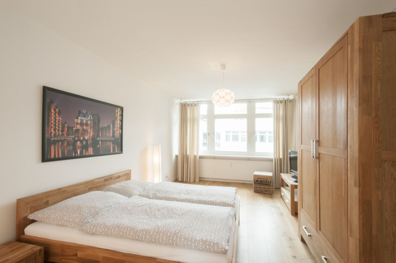 Bedroom 3, Appartement Ontop, Hamburg