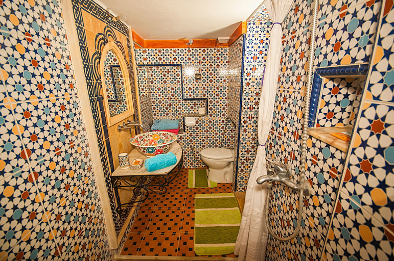 Bathroom 5, Riad Dar Jabador, Rabat