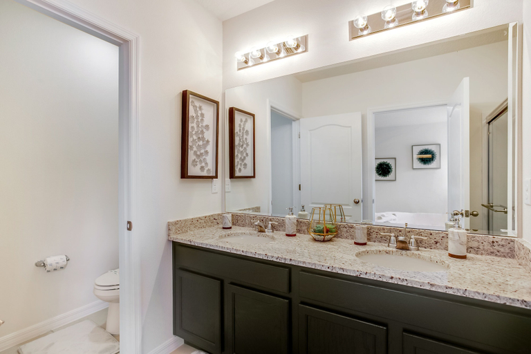 Bathroom 3, 6bed 4Ba Villa Game Room Pool Spa, Polk