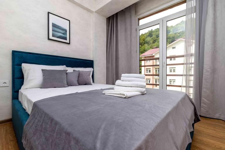 Bedroom 3, More Apartments na Estonskoy 37 73, Sochi gorsovet