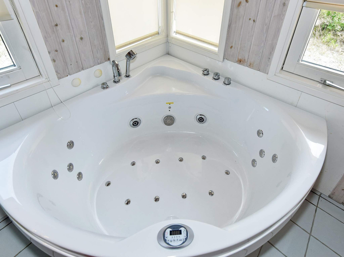Bathroom 3, Exotic Holiday Home in Nørre Nebel With Sauna, Varde
