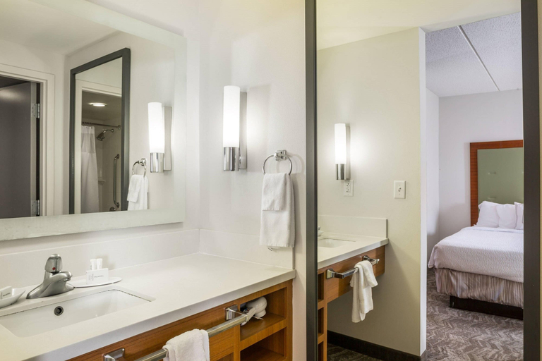 Bathroom 3, Springhill Suites by Marriott Hampton Coliseum, Hampton