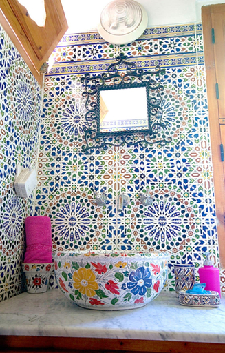 Bathroom 5, Riad Dar Jabador, Rabat