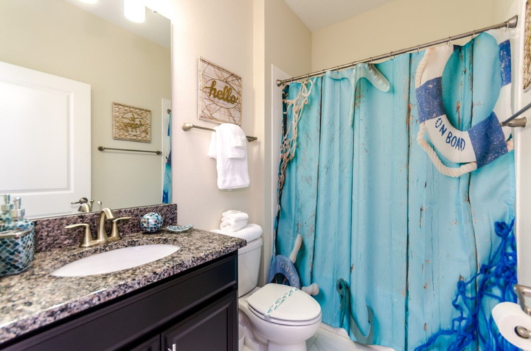 Bathroom 3, 5 BD 5 BH Resort Villa With GR, Pool, Osceola