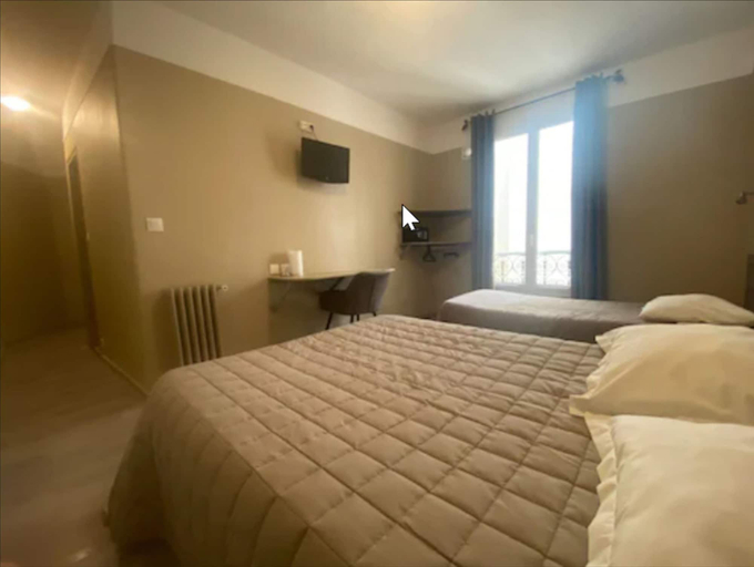 Bedroom 4, Hotel Angleterre, Paris