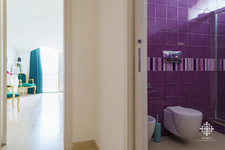 Bathroom 3, Villa Vittoria  - Dimora fronte mare, Syracuse
