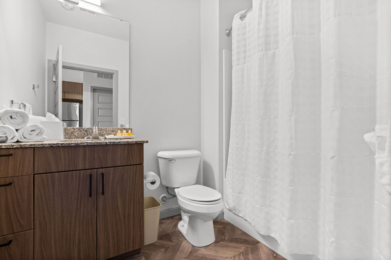 Bathroom 5, Yugo Guest Suites, Champaign