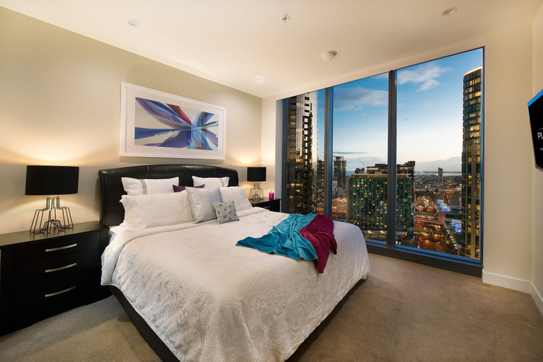 Bedroom 3, Platinum Apartments at Freshwater, Melbourne